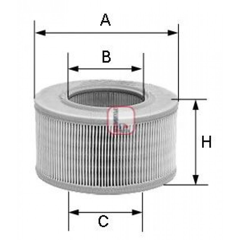 S 3381 A SOFIMA Фільтр повітря
